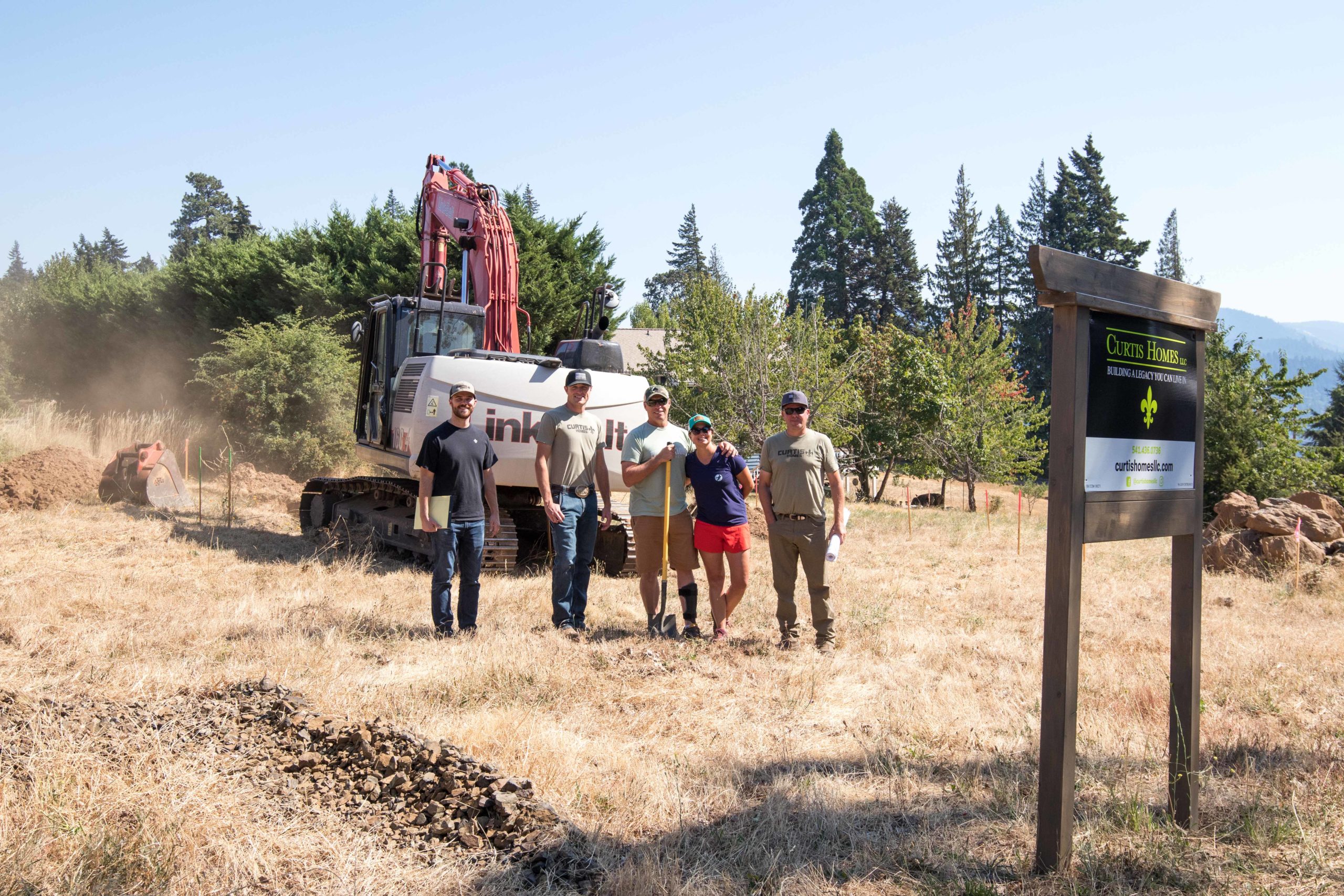 Breaking Ground; A new Custom Home in White Salmon, WA Curtis Homes LLC