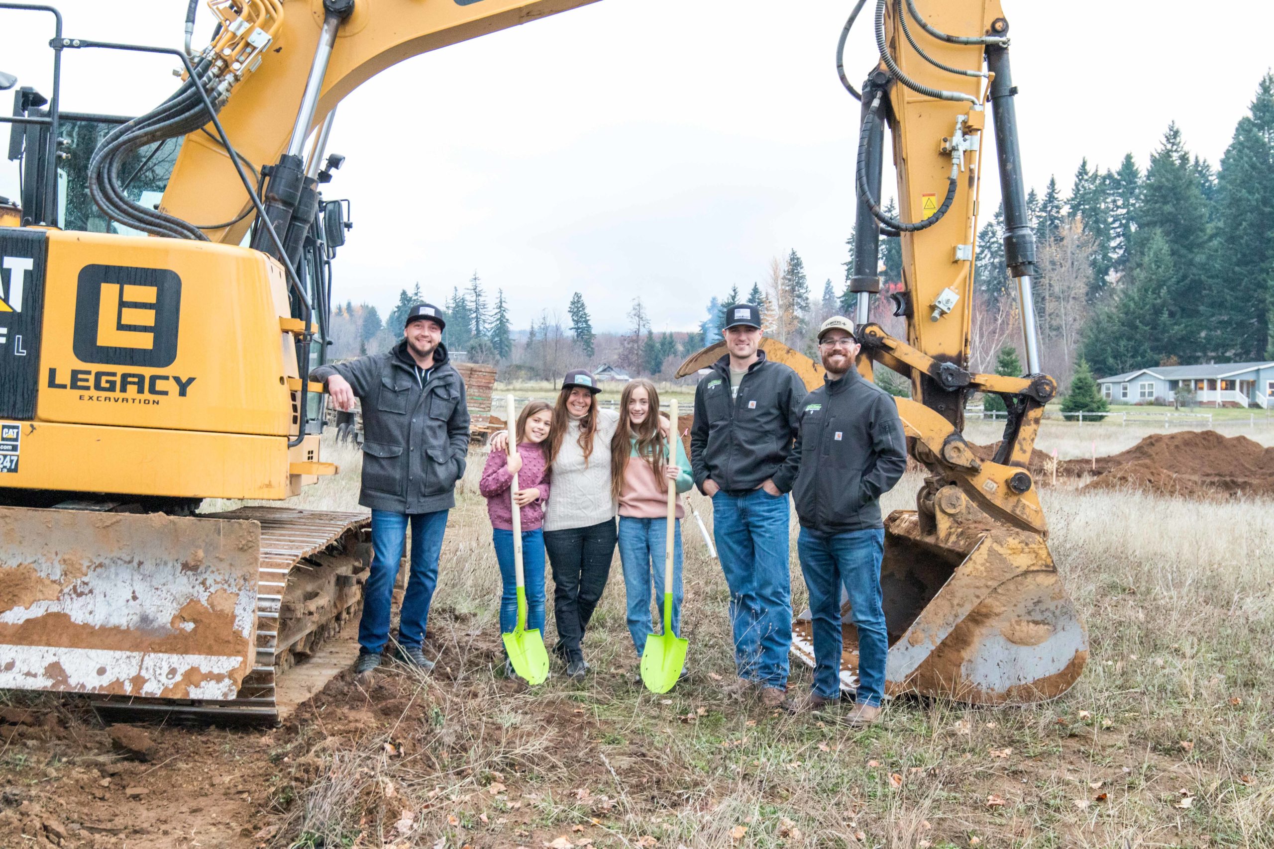 Groundbreaking in Parkdale, Oregon Curtis Homes LLC
